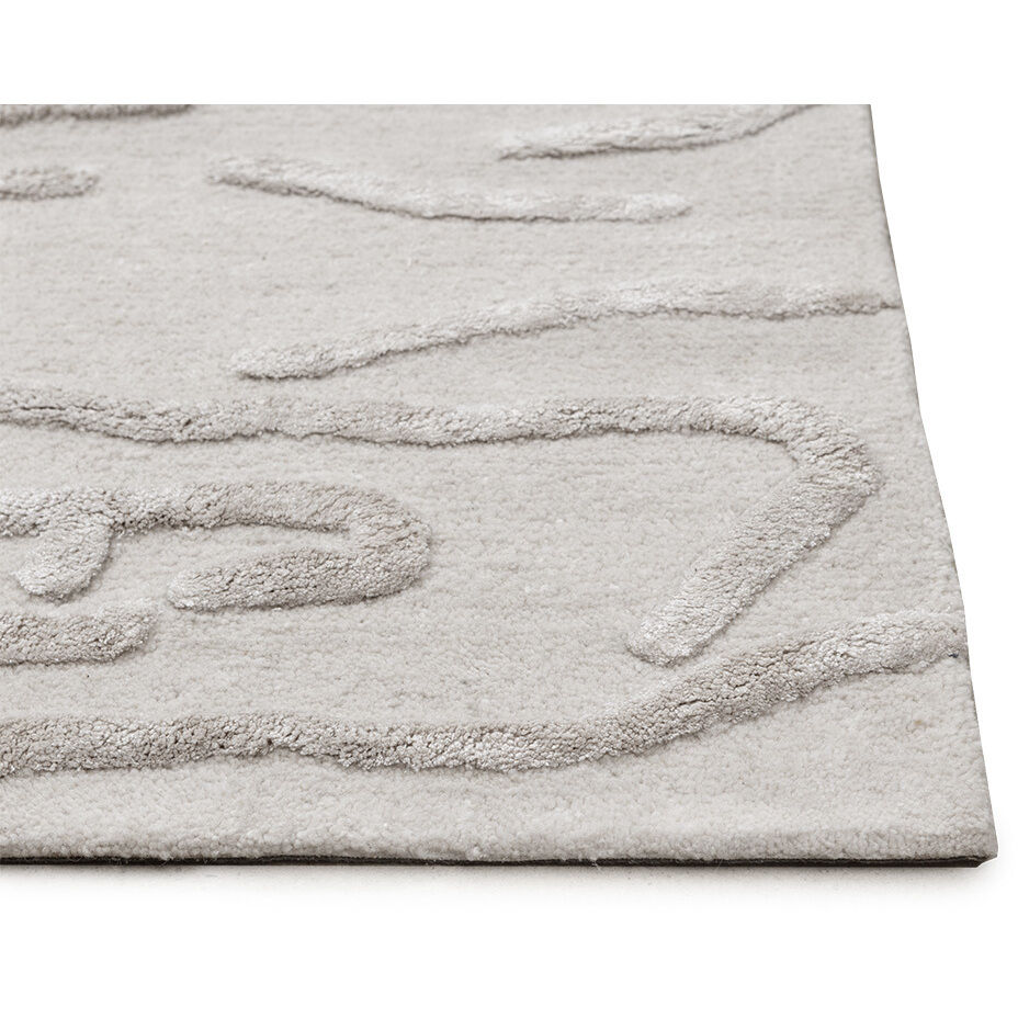 Kenya 120 X 96 inch Beige Indoor Hand-Tufted Rug, Hand-Tufted